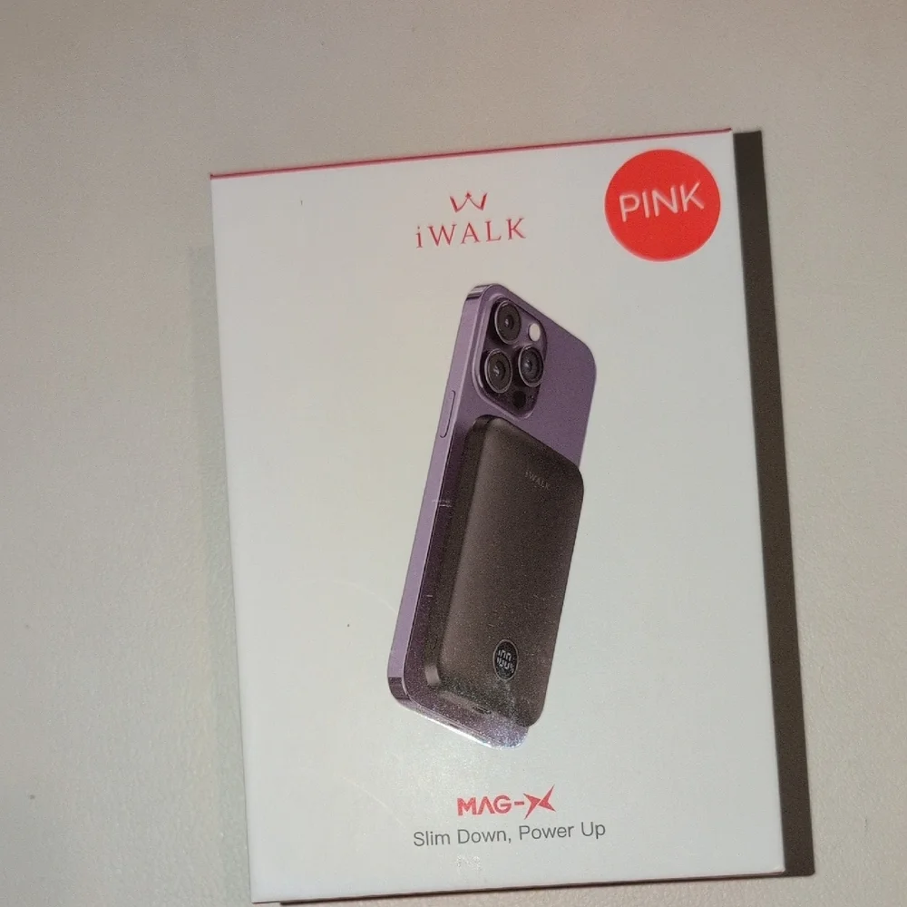 Pink Mag-X Charger for Cell Phones